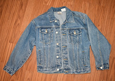 The Disney Store Denim Button Up Jacket Mickey And Friends Embroidered Kids M