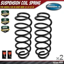 2x Coil Springs Rear Side for Mazda 2 DE DH 2007-2015 1.3 1.4 1.5 1.6 DF7128011