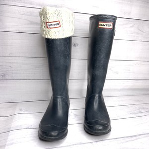 navy blue tall leather boots