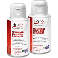 HairRx Professional Revitalizing Shampoo +SP (for Oily Scalps) & Conditioner Tra