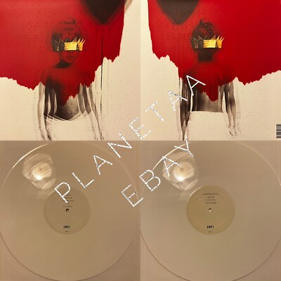 Rihanna ANTI アナログレコード LP Rihanna Anti 2xLP Urban Outfitters Exclusive White Vinyl unplayed