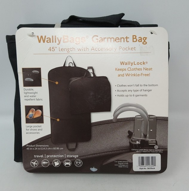 2 Wally Bags Style 340 Black 45\