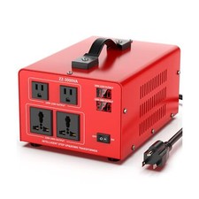 3000 Watts Voltage Converter Transformer Heavy Duty Step Up/Down Power Conver...