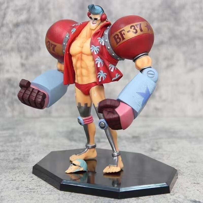 Two heads Franky One Piece Model Statue Figure Figurine GK