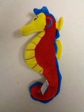 Sea Horse MultiColoured Plush Soft Toy Stuffed Animal 12" High B J Toyco