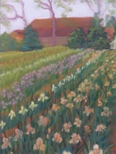 FANTASTIC Original Pastel on paper Hand Signed  L O BURLESON Framed ART PAINTING