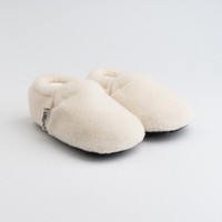 White Baby Slippers Booties Soft Knitted Toddler Shoes First Walking Baby Gift