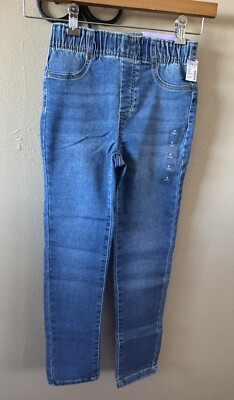 Evsie Girl's Jegging High Rise Jeans Size 9 Long Brand New Elastic Waist