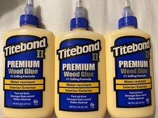 Lot Of 3 Titebond Premium Good Glue 8oz