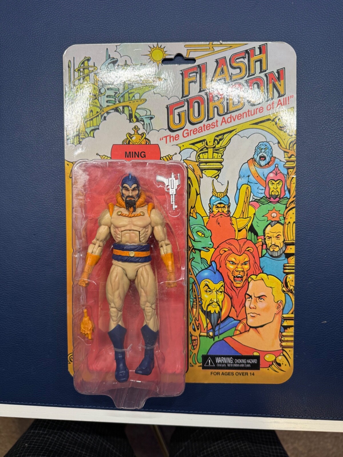 Neca Flash Gordon Ming Greatest Adventure of All figure sealed 2021 reel toys