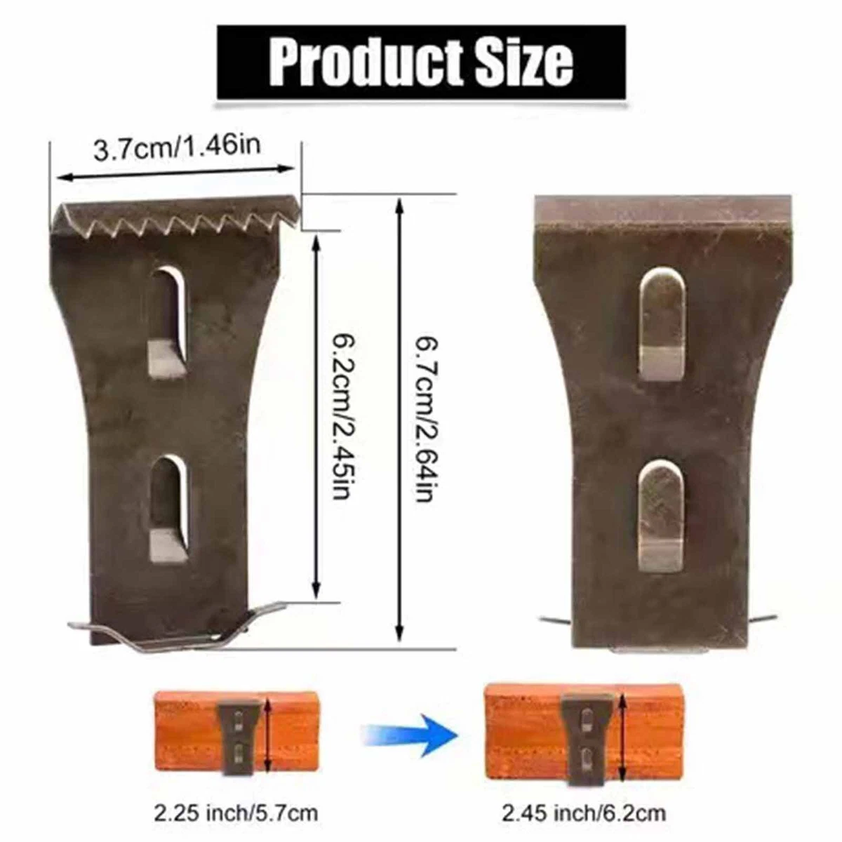 10Pcs Brick Hook Clips Wall Brick Hanger Brick Hook Clips No Drilling Brick AU