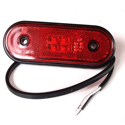 ROTE BEGRENZUNGSLEUCHTE MARKIERUNGSLEUCHTE LED UNI FÜR 12/24V ROTE BEGRENZUNGSLEUCHTE MARKIERUNGSLEUCHTE LED UNI FÜR 12/24V