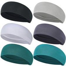 Sweatband Sports Headband Running Headband Stretchy Moisture Wicking Hairband US