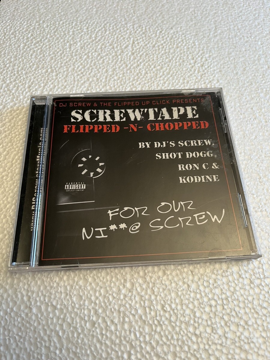 DJ Screw Screwtape Flipped N Chopped CD Near Mint Condition