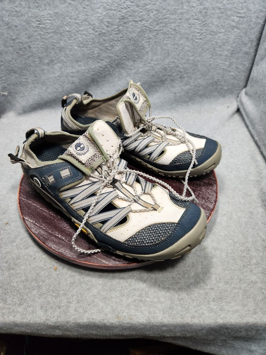 Mens Vibram Sole Hybrid Hiking Shoes Size 10 Athletic Outdoor Footwear Beige & B Timberland Mens Vibram Hybrid Hiking Shoes Size 10 Outdoor  main image 4