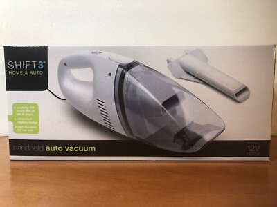 cigarette vacuum Shift3 12V Handheld Auto Vacuum 9 Foot Cigarette Lighter Power Cord NEW