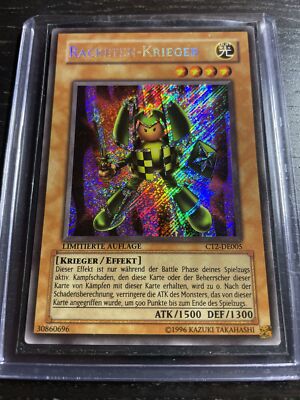 Yu-Gi-Oh! Racketen-Krieger Secret Rare CT2 Near Mint Limitierte Auflage