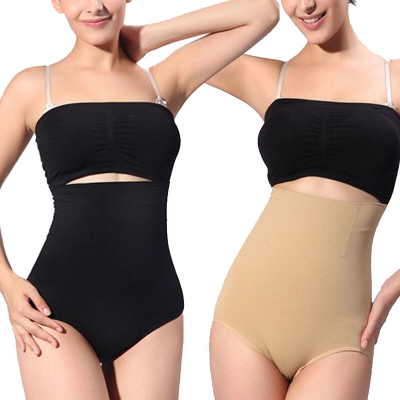 High Waist Tummy Control Shapewear Panty for Women Fajas Reductora Body Shaper Brief