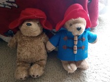 2 Paddington Bear Stuffed Animals