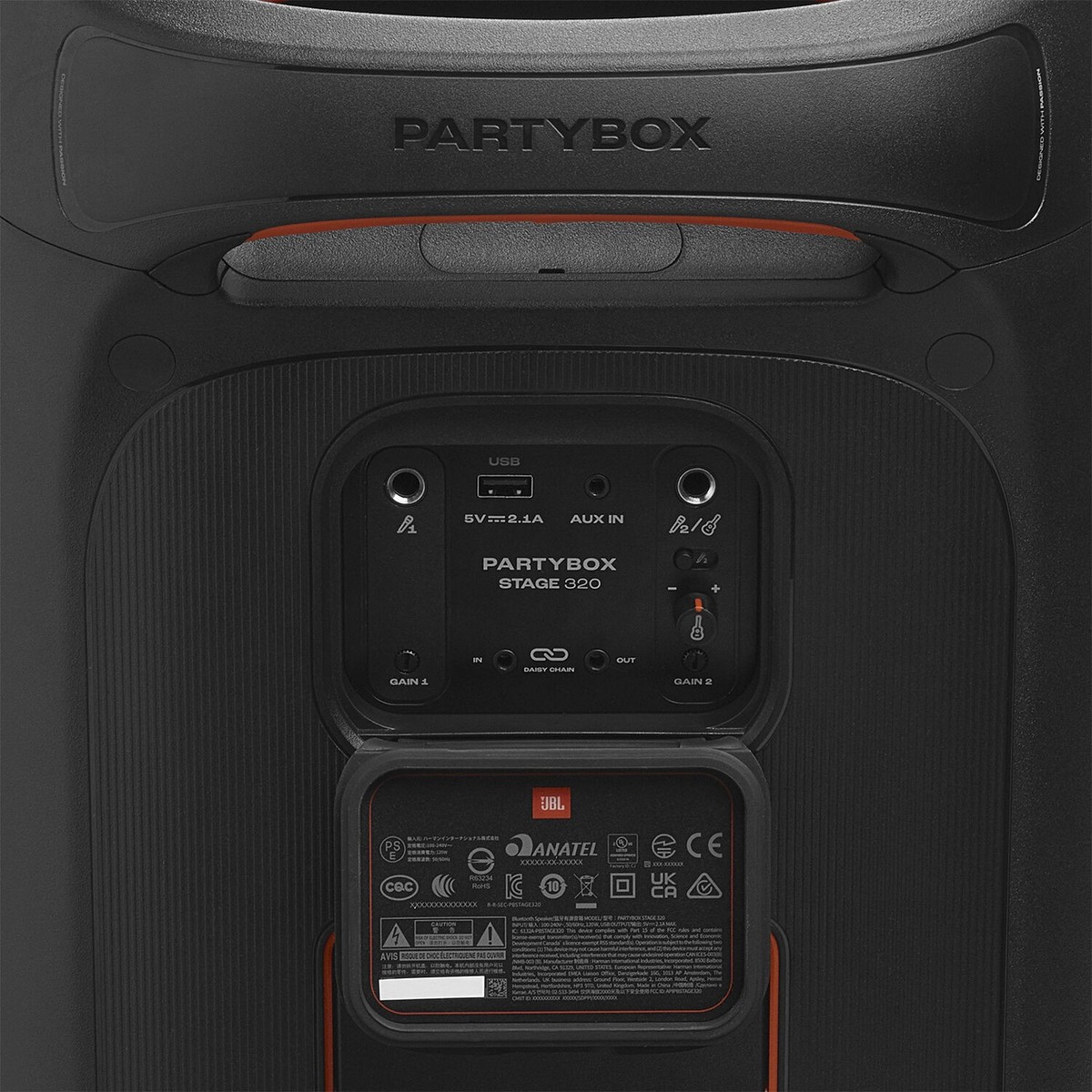 JBL JBLPBSTAGE320AM-Z Partybox 320 Stage Speaker, Black