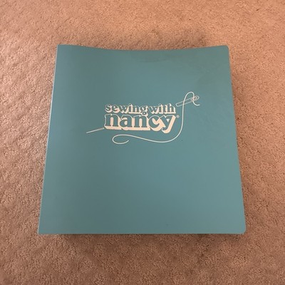 NANCY ZIEMAN Sewing with Nancy 10 Booklets in Binder 1990s Transcripts
