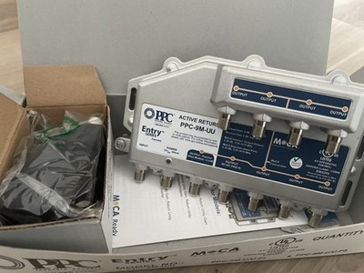 PPC Entry Series Active Return 9-Port MoCA Amplifier Model: PPC-9M-U/U