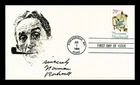 US COVER NORMAN ROCKWELL ARTIST SELF PORTRAIT FIRST DAY ISSUE SAMPSON 1 OF 3
