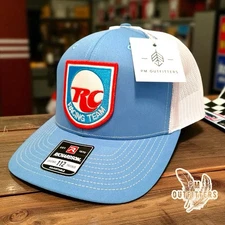 Vintage RC Cola Racing Team NASCAR Patch Richardson 112 Columbia Blue Trucker