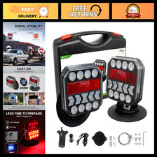 USB-C Wireless Trailer Lights - Magnetic Tow Light Kit, Rechargeable, Adjustable
