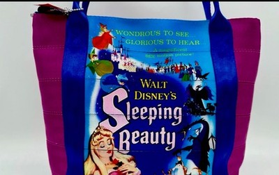Harveys x Disney Sleeping Beauty Movie Poster Seatbelt Tote Bag NEW w/ Tags