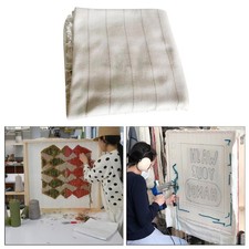 Lignes marquées de tissu de touffetage de support de tissu de moine pour les