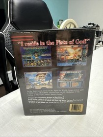 World Heroes 2 Jet (Neo Geo AES, 1994) 100% Dog Tag Complete With Manual
