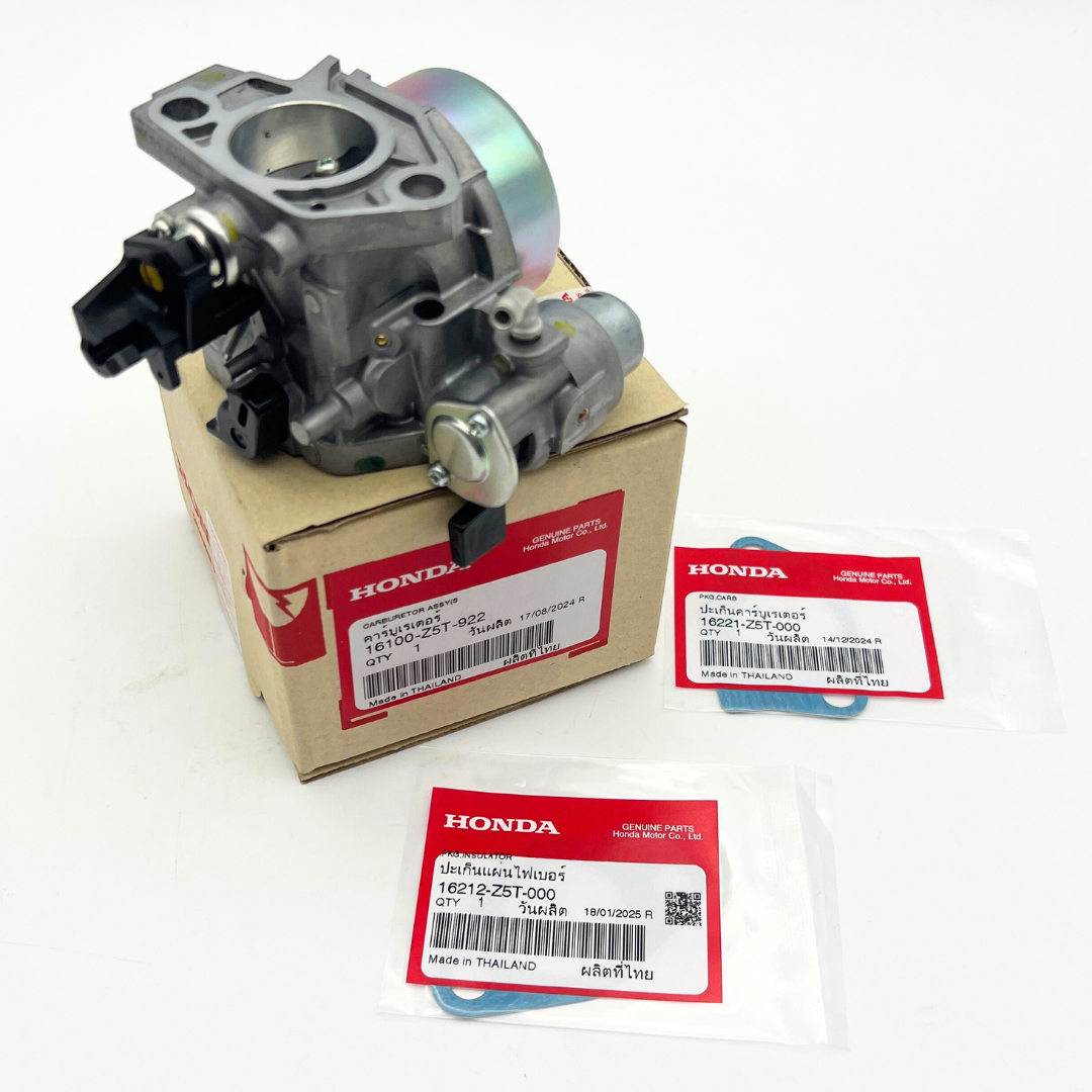 Genuine Honda 16100-Z5T-922 carburetor w/ Gaskets for GX390UT2