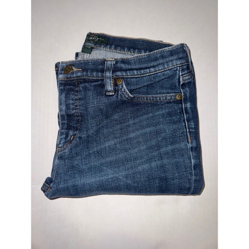Lauren Jeans Co Ralph Lauren Petite Bootcut Dark Wash Denim Jeans Size 10P - Picture 7 of 9