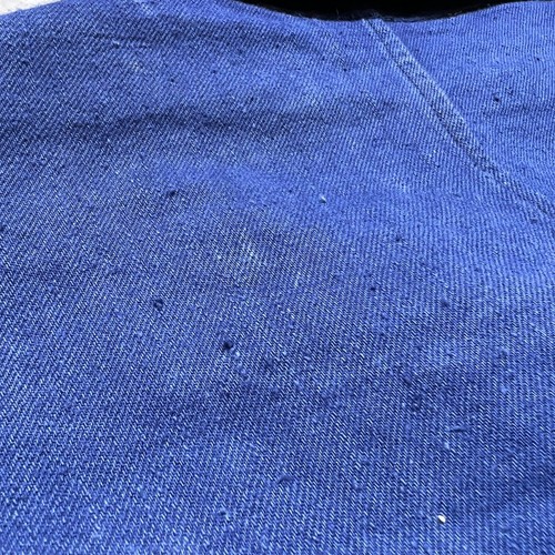 40's French fireman jacket Used from Japan pre-owned blue good condition 9F - Picture 4 of 9