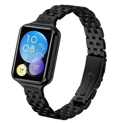 Metal Business Watch Strap Compatible with Xiaomi Smart Band 9 Pro/Mi Band 8 Pro
