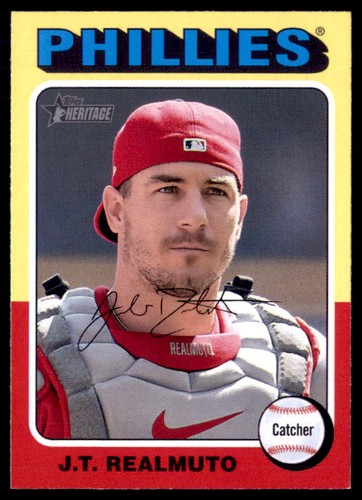 2024 Topps Heritage #159 J.T. Realmuto | Baseball Card