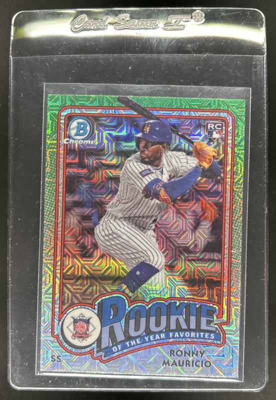 2024 Bowman Mega Box Ronny Mauricio Rookie of the Year Favorites  Purple #/250
