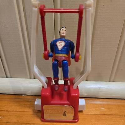 Vtg 1966 SUPERMAN TRICKY TRAPEZE ACROBAT PUPPET Action Figure KOHNER WORKING