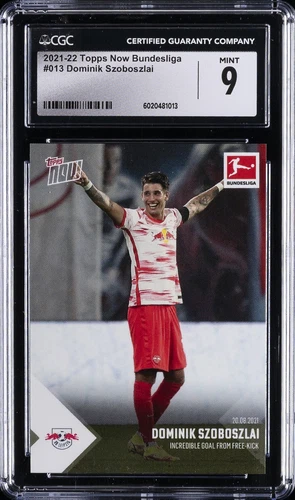 2021-22 TOPPS NOW BUNDESLIGA #013 DOMINIK SZOBOSZLAI CGC 9