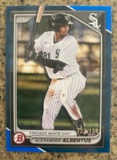 2024 Bowman Draft - Alexander Albertus #BD-164 Blue /150 (RC)