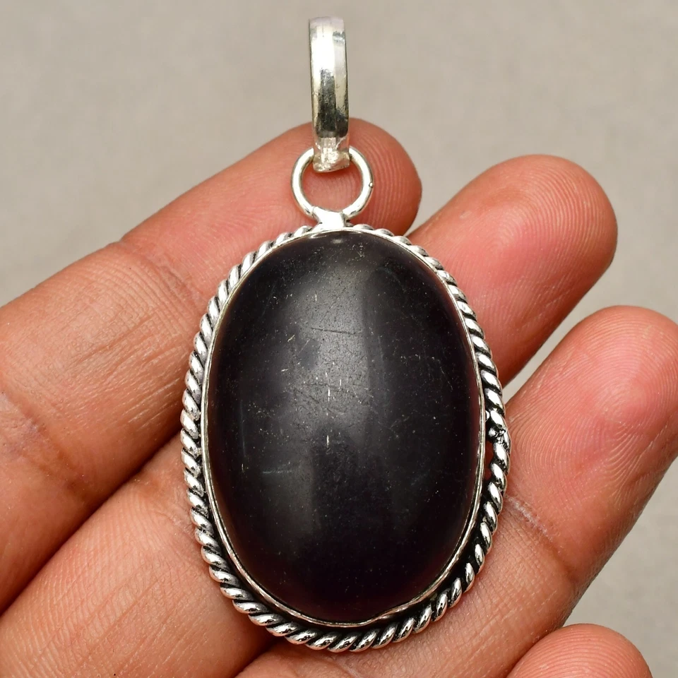 Ciondolo gioiello in argento sterling 925 fatto a mano con pietra preziosa... - Immagine 3 di 4