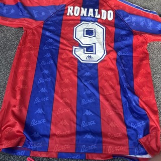 Barcelona "Ronaldo" 1996/1997 Home Shirt Xl