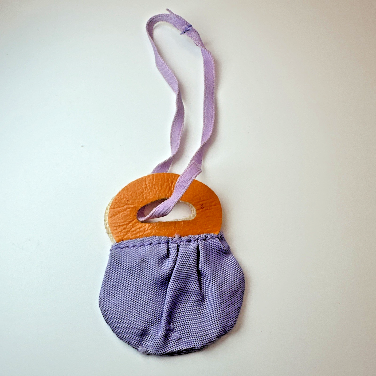 Vintage 1980 My Little Pony G1 Pony Wear Have a Luau Purple Purse Acc Hasbro