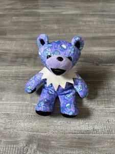 Grateful Dead Bean Bear Plush Liquid Blue- Birthday Show 11/5/85 7” Purple