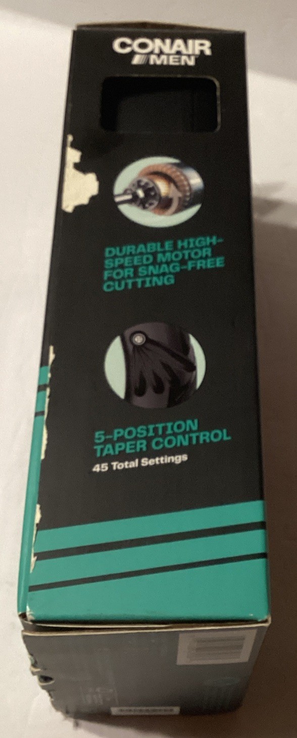 Conair Haircut Kit, Men's Cord/Cordless Color Coded Clippers Case Scissors Comb