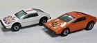Hot Wheels Blackwall Royal Flash Lot Of 2 White & Orange Vintage