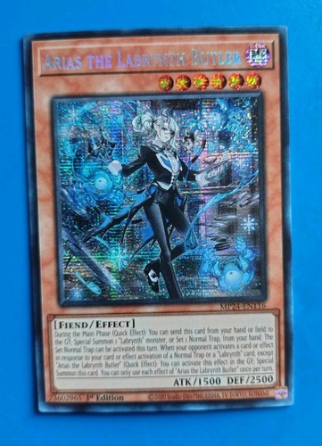 Near Mint Yugioh Arias the Labrynth Butler - MP24-DE116 - Prismatic Secret Rare
