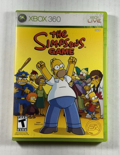 The Simpsons Game (Xbox 360, 2007) Complete CIB