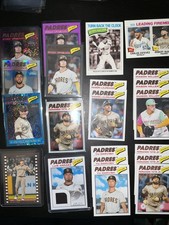 2026 Topps Heritage SAN DIEGO PADRES Team Set Sparkle Insert Refractor Patch